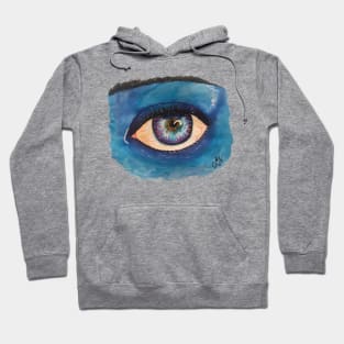 Eye is blue Hoodie